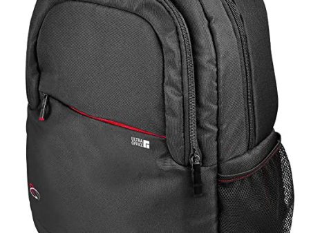 Ultraoffice Mochila para portátil Red Line, mochila de transporte para portátil de hasta 15, 6 pulgadas, mochila ecológica fabricada con material reciclado para Chromebook, MacBook, Windows Laptop Sale