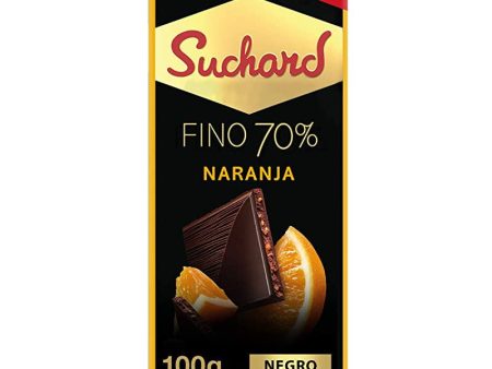 Suchard - Roc Chocolate Negro 70% con Naranja - Tableta de 100 g on Sale