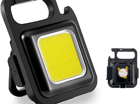 Linterna de Trabajo LED Recargable, 800 lúmenes Mini Lámpara de Inspección Portátil Multifunción Luz Magnética Emergencia Llavero para Hogar Reparación de Auto Acampar[Clase Energética A++] Embalaje Deteriorado Hot on Sale