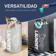 Wellenborg Juego de 2 Cestos de la Ropa Sucia Grande Gris 82L Uno - Cesta Cubo de Ropa Sucia - Cesto Cesta Colada Ropa Plegable - Cesto Bolsa para Ropa Sucia - Cestas Ropa Sucia - Cesto de Ropa Sucia Embalaje Deteriorado Cheap