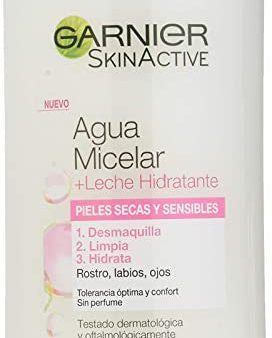 (Dividir x 2 a 1,99) Garnier Skinactive Agua Micelar + Leche Hidratante Lote 2 x 400ml Online